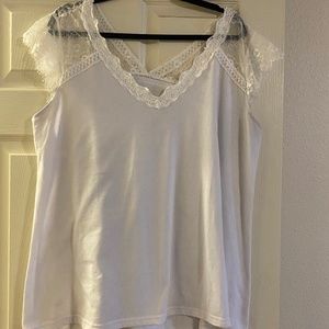 Lace Capped Top